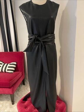 Modern Citizen | Dresses | Modern Citizen Pilar Belted Vegan Leather  Mididress New | Poshmark
